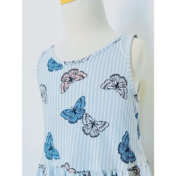 H&M Kids Toddler Girls 6x/7 Butterfly Print Tank Knit Dress BUY 2 GET 1 FREE - Picture 6 of 7